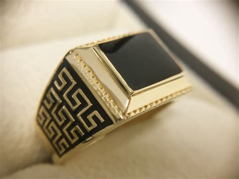 versace heren ring tweede hands|Versace.